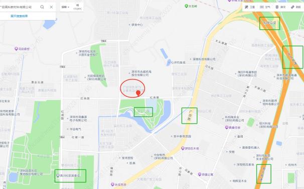 广田厂房位置图